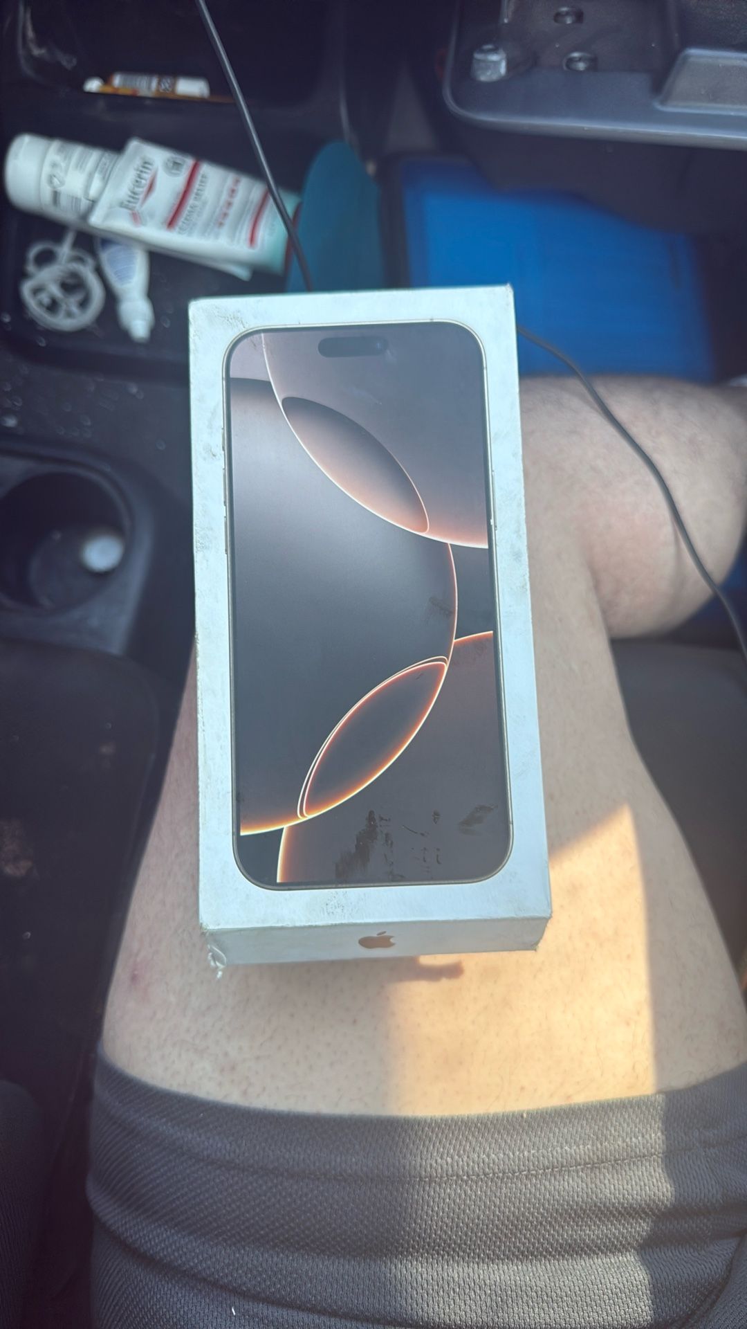White titanium iPhone 15 Pro Max