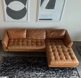 Sell  8/9! Poly & Bark Sectional