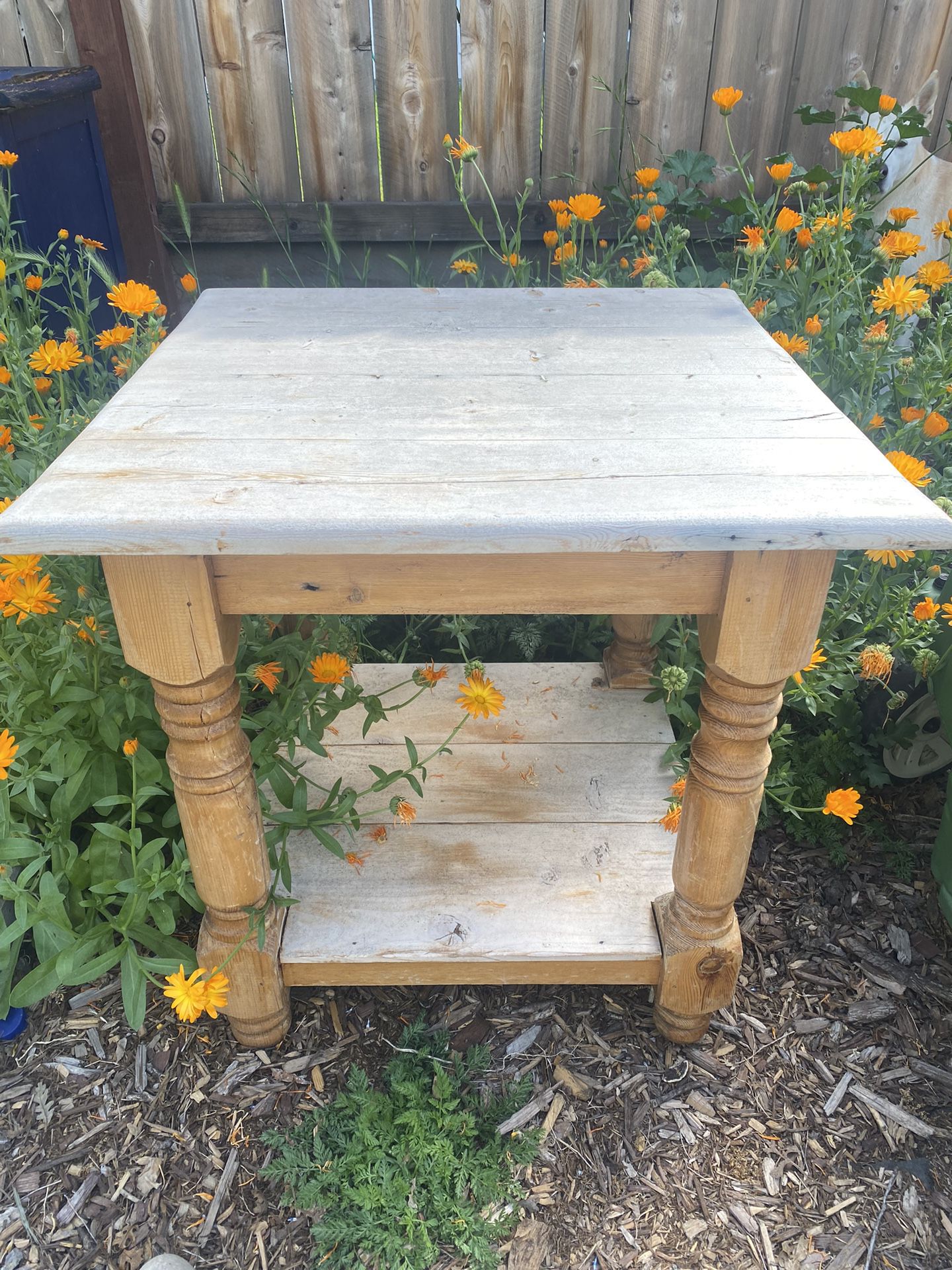 Solid Pine Side table