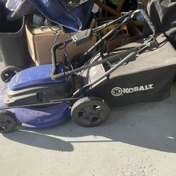 Kobalt Electric Lawnmower