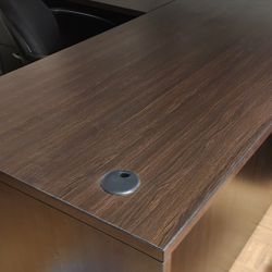 EXECUTIVE ESPRESSO L SHAPE OFFICE DESK ONLY $595