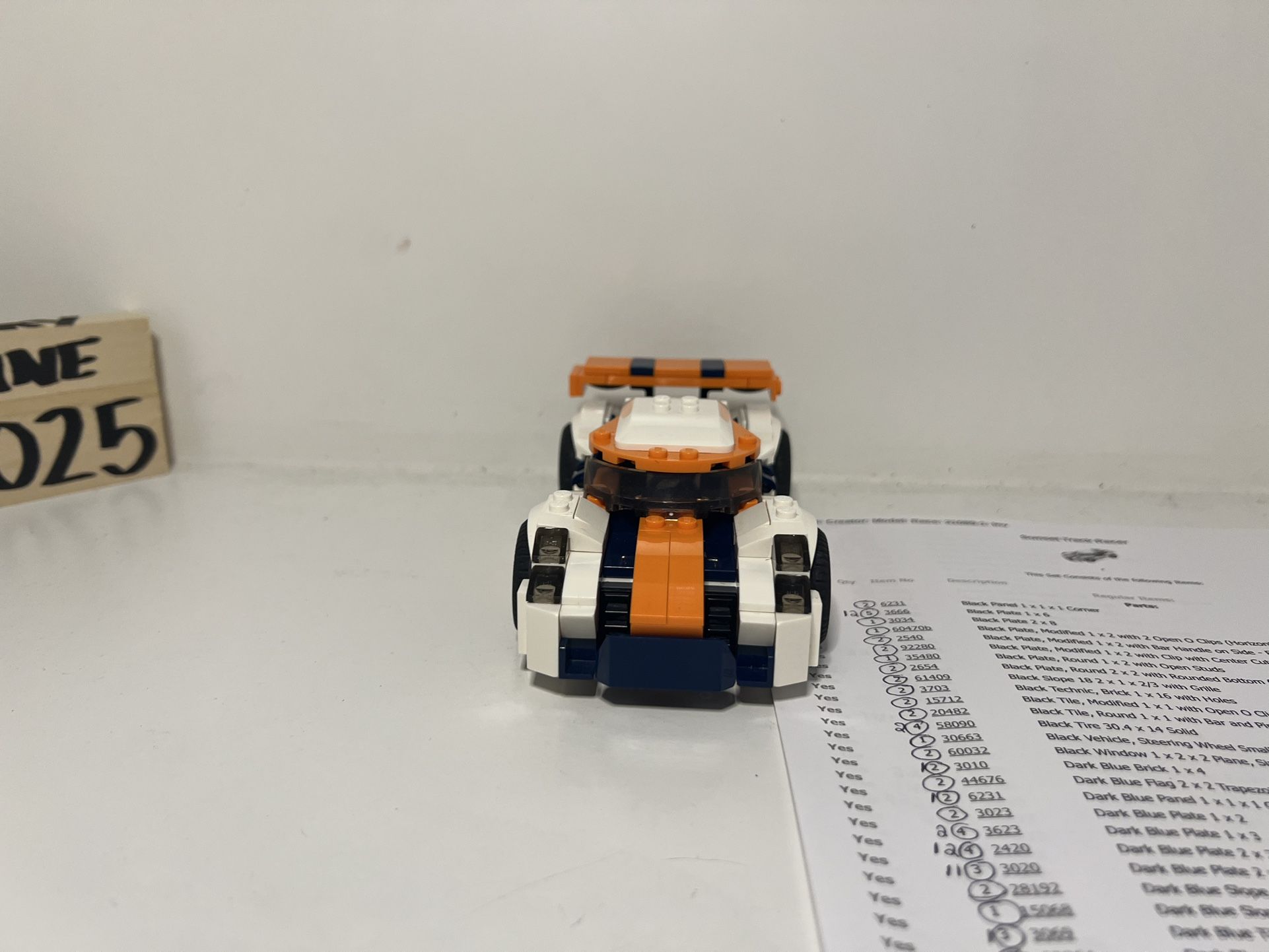 31089 LEGO Creator 3 in 1 Sunset Track Racer