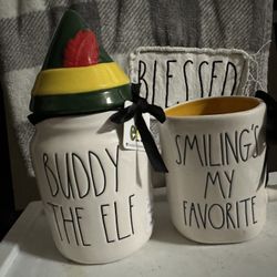 Rae Dunn Buddy The Elf Set
