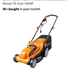 LawnMaster MEB1114K Electric Corded Lawn Mower 15-Inch 11AMP
