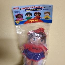 Lakeshore “Angry” Doll — Feelings & Emotions Washable Cloth Doll (12”)