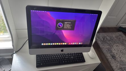 Apple IMac 21.5” Intel core i3 8GB RAM 120GB SSD MacOS Monterey