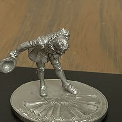 Vintage Figure sir walter raleigh 1(contact info removed) Silver Metal  1 1/2" H