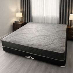 King Size Mattress 12” Thick Firm – Premium Comfort Factory Fresh & Sealed in Plastic Same-Day Delivery Available!