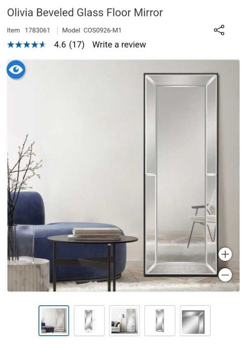 Beveled Glass Mirror