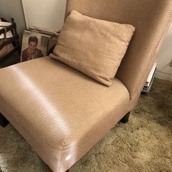 Like New Light Beige Living Room Chair