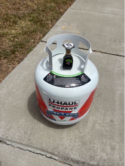 UHaul 20 lb Steel Propane Tank w/ Gauge