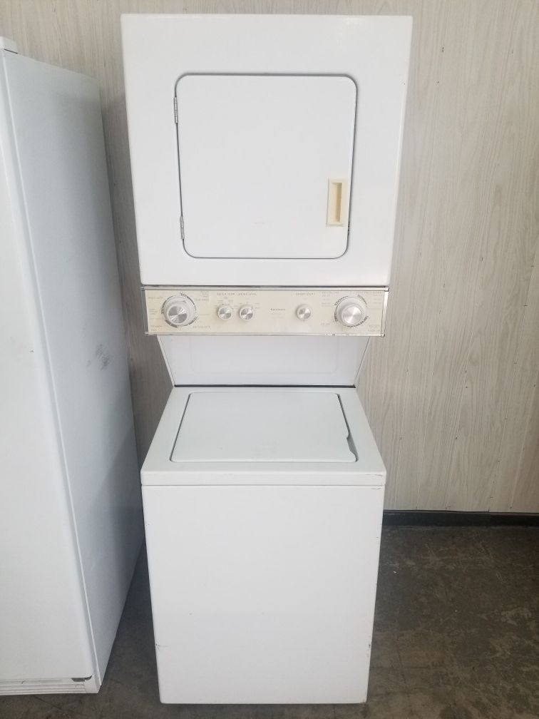 24" Kenmore stackable washer and electric dryer