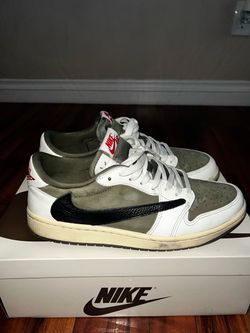 Jordan 1 Low Travis Scott Medium Olive US Men Size 10