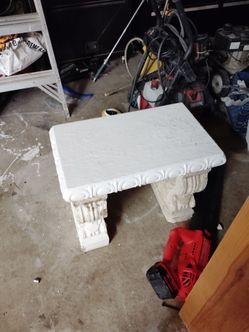 Cement bench