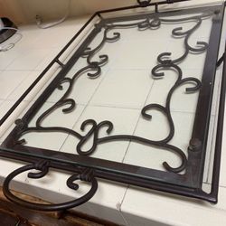 Beautiful (2) Piece Platter With Stand . 
