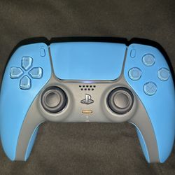 Custom PS5 DualSense Controller – TMR Anti-Drift Sticks | Blue & Gray