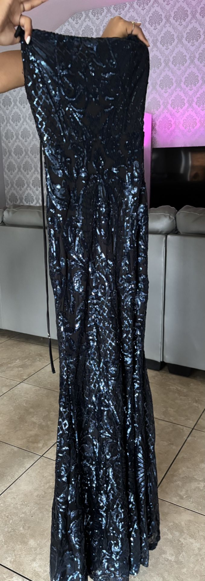 Rowena Sequin Mermaid Dress (Prom Dress)
