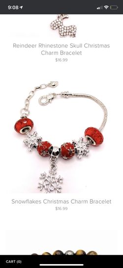 Christmas Snowflakes Charm Bracelets