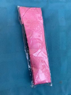 Pink Tie and Cuffs Set