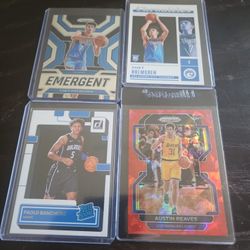 4 Rookie Cards PANINI