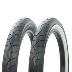 POLAR BEAR FAT TIRE 20" X 3.00" BLACK OR BLACK/WHITE P-1077