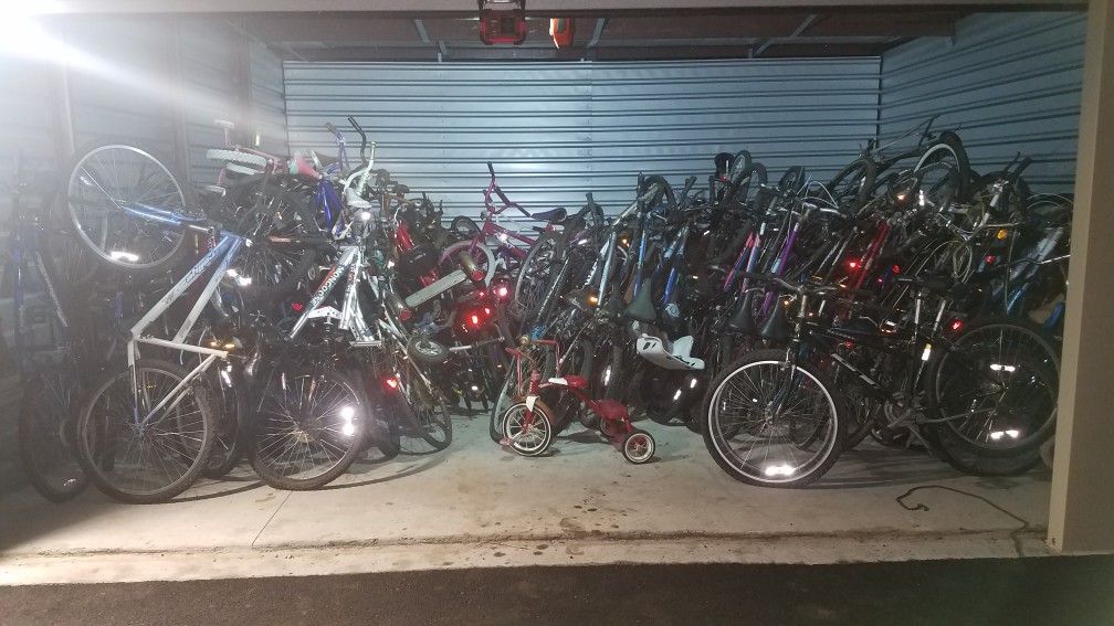 Aprx. 200+ Bikes 4 Sale! Garage Full Of Bikes!!!