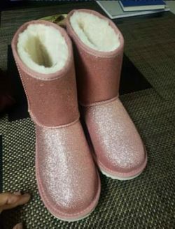 UGG PINK GLITTER BOOTS