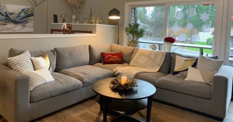 Sectional sofa 120 x 120 inches