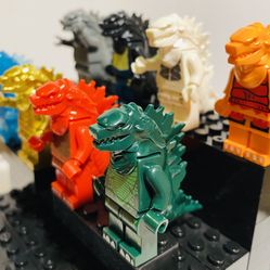 Godzilla Minifigures Legacy Of The Monsters| New Custom Compatible Lego Toys