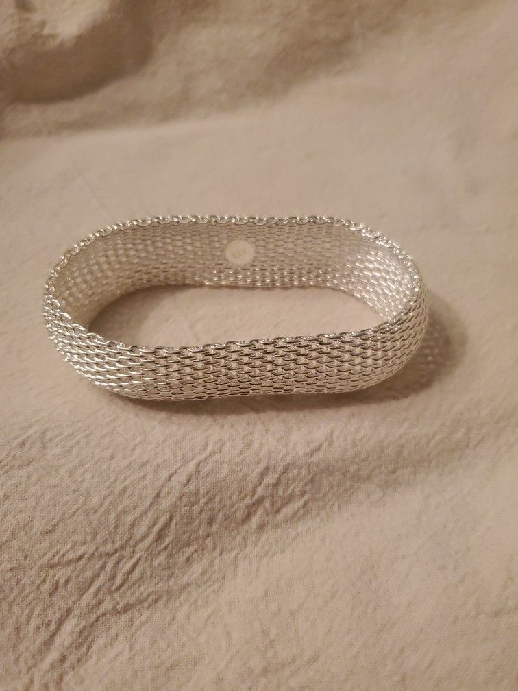 Sterling Mesh Bracelet 925 NEW