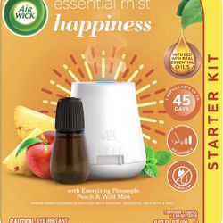 Air Wick Essential Mist Starter Kit (Diffuser + Refill), Joy, Essential Oils Diffuser, Air Freshener