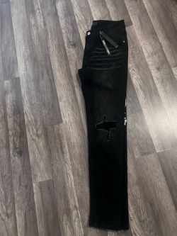 Black Distressed Jeans with Tags