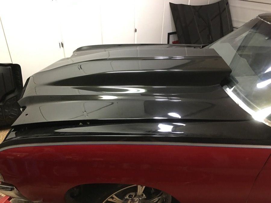 Glasstek 1970-1972 Chevelle 4” fiberglass Cowl Hood