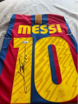 Singed Messi Jersey