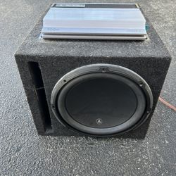 JL Audio 12 Inch Sub And JL Audio 500w Amp