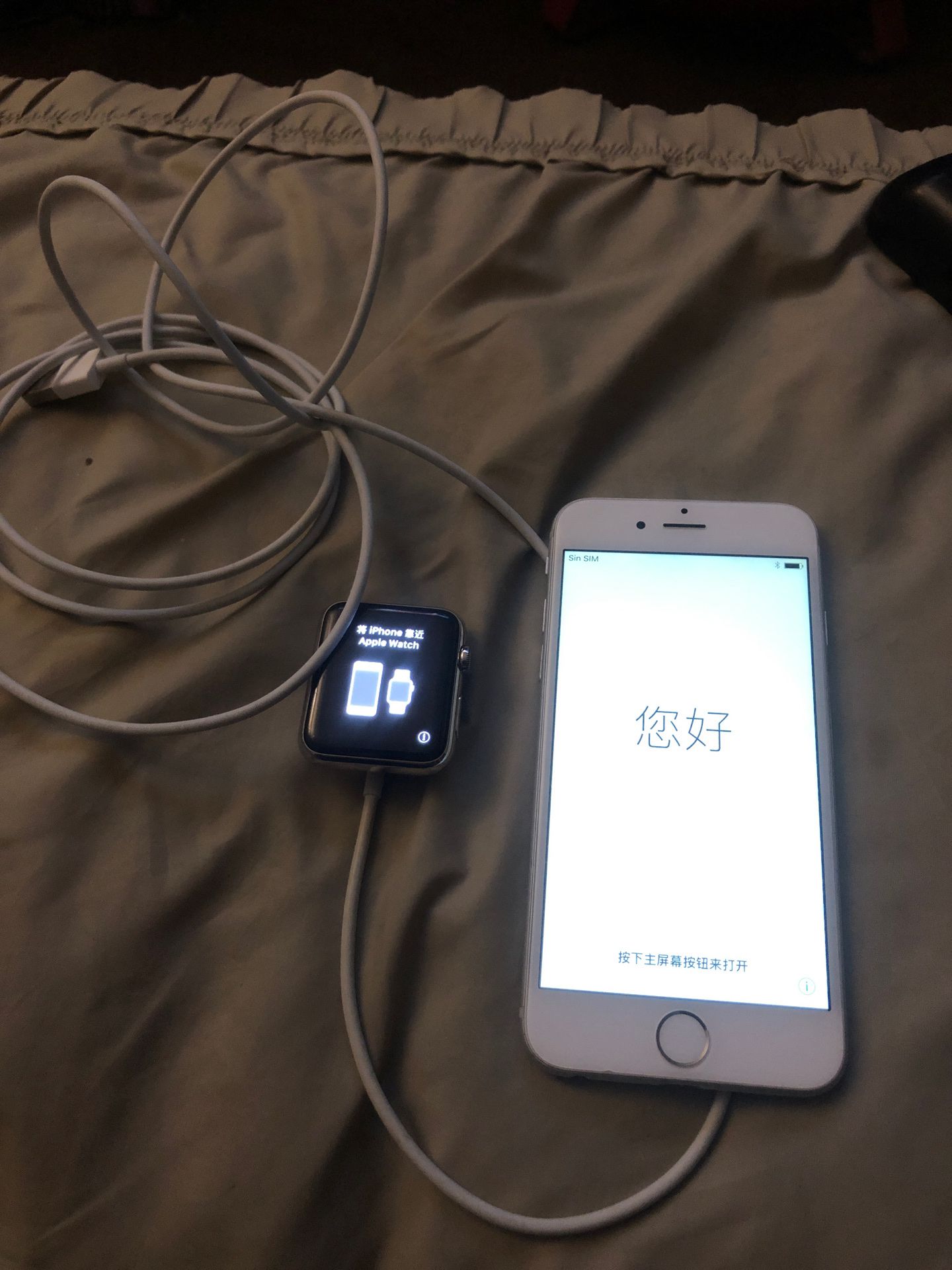 Apple Watch series 2 iPhone 6 Both locked