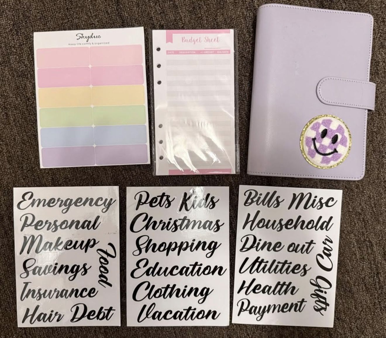 Money Binder Organizer