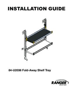 2x Ranger 84-u2036 Van Shelves / Shelf