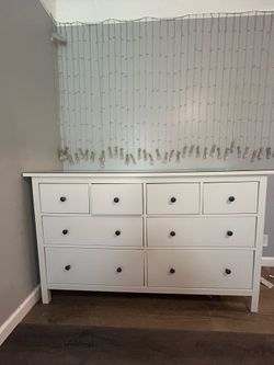 White ikea dresser