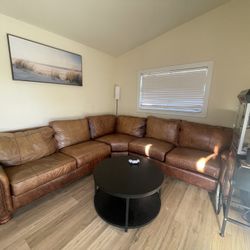 Leather Sectional Couch
