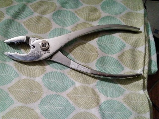 Vintage Craftsman WF II 45372 USA Slip Joint Pliers , 6-3/4" overall length