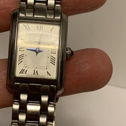 Movado ESQ Ladies Classic Tank Style Watch 