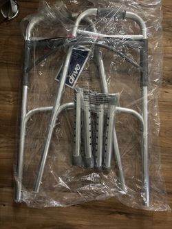 New Drive Medical 2 Button Folding Standard Walker