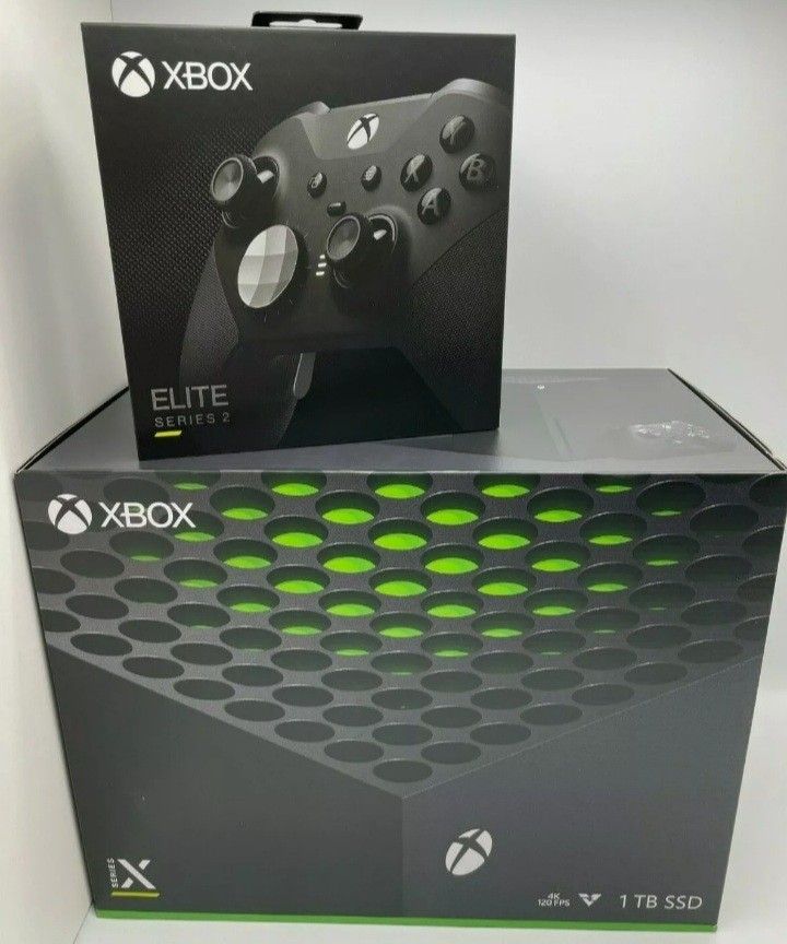  XBOX SERIES X - 1TB CONSOLE BUNDLE W/ ELITE SERIES 2 CONTROLLER  