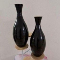 *** NEW LOW PRICE *** 24" Black Bamboo Vases @ Lasting Creations