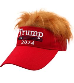 Trump Hats 2024, Visor Trump Hats, Donald Trump Wig Cap, Half Hat Suppport for Trump Hat, Donald Trump Merchandise Cool Visors, Sun Visor with Hair Fu