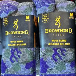 Wool Blend Browning Socks