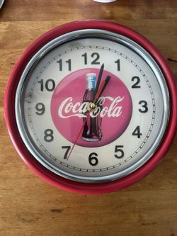 Coca Cola Vintage Clock  $40 Or Best Offer