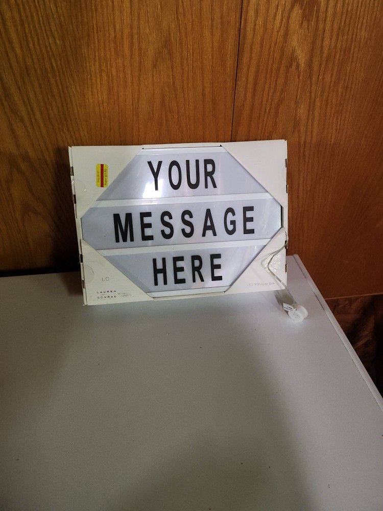 LED Marquee Box