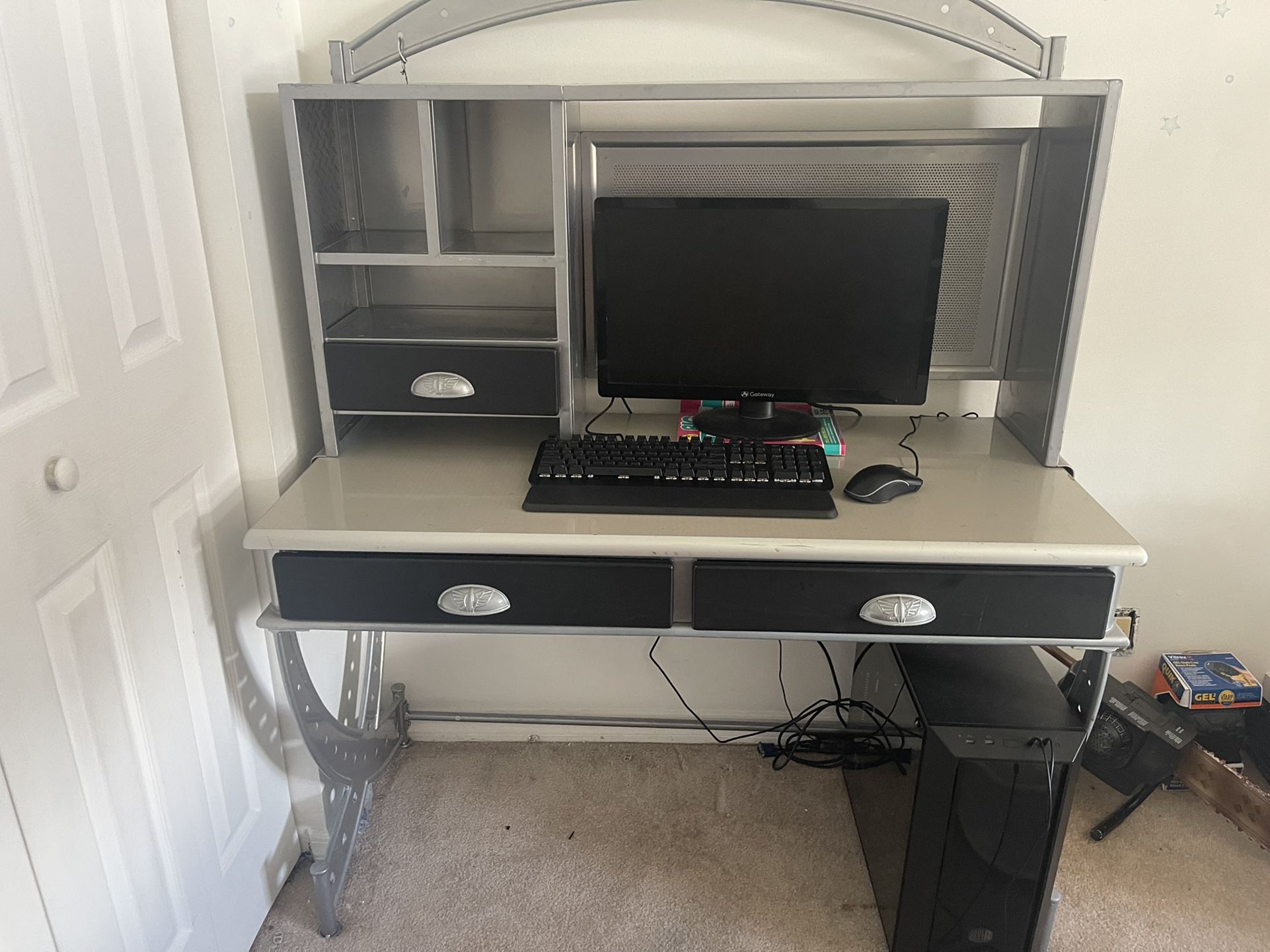 Dresser And Desk Computer